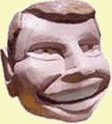 [Image of Ken's giant foam head.]