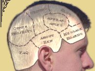 [Website logo: Ken in profile, his brain diagrammed into sections]
