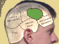 [Website logo: Ken in profile, his brain diagrammed into section]