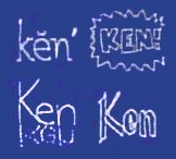 [Examples of Ken's Jeopardy! signatures]